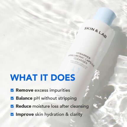 SKIN&LAB, Hybarrier hyaluronic capsule cleanser, 200 мл